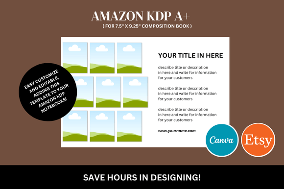Amazon KDP A+ Canva Mockup: Elevate Your Book Listings