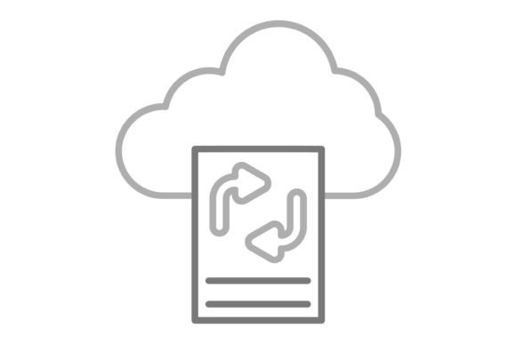 Backup File Greyscale Line Icon: A Designer's Secret Weapon