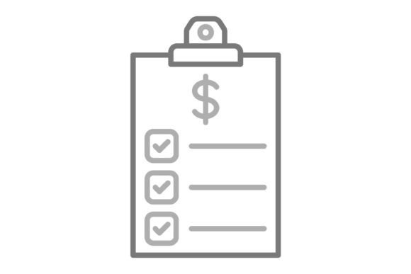 Clipboard Greyscale Line Icon: A Designer's Go-To Asset