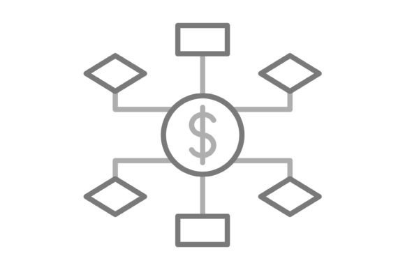 Diagram Greyscale Line Icon: A Versatile Design Toolkit