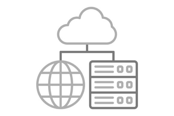 Hosting Greyscale Line Icon: A Designer's Guide