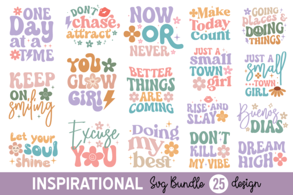 Inspirational SVG Bundle & Positive SVG: A Designer's Toolkit for Uplifting Projects