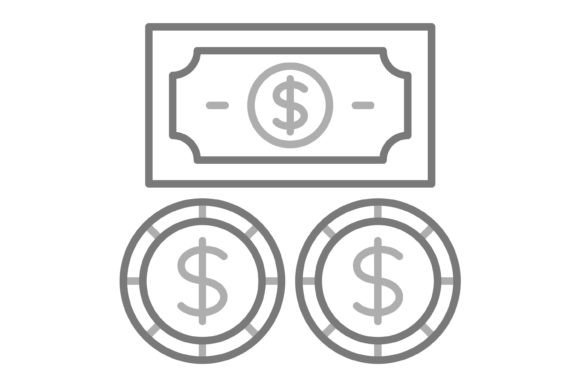 Mastering the Dollar Currency Greyscale Line Icon for Modern Design