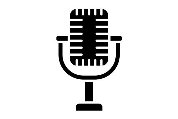 Microphone Glyph Icon: Visual Clarity for Modern Projects