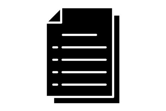 Paper Glyph Icon: A Versatile Set for Modern Design
