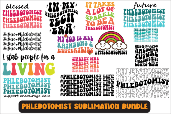 Phlebotomist Svg Sublimation Bundle: A Creative Asset