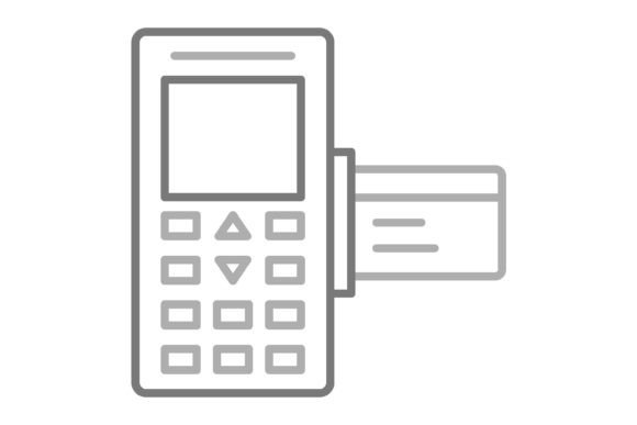 Post Terminal Greyscale Line Icon: A Designer's Versatile Asset