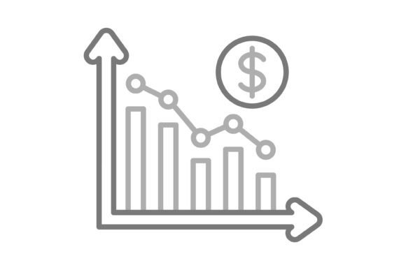 The Essential Grow Down Greyscale Line Icon for Modern Design