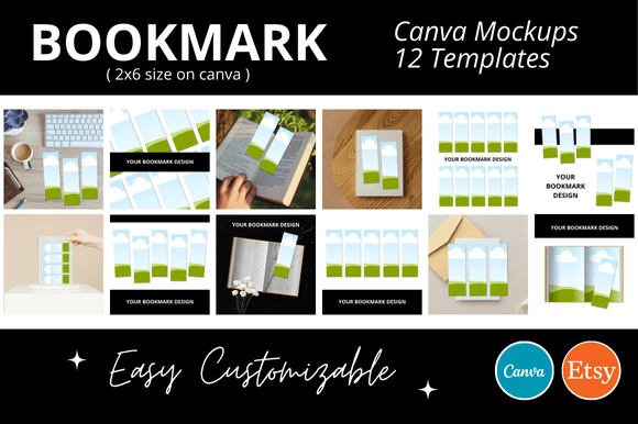 Transform Your Etsy Shop with Bookmark Listing Mockups