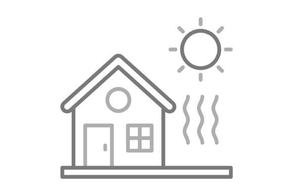 Using the Heat Waves Greyscale Line Icon for Modern Branding
