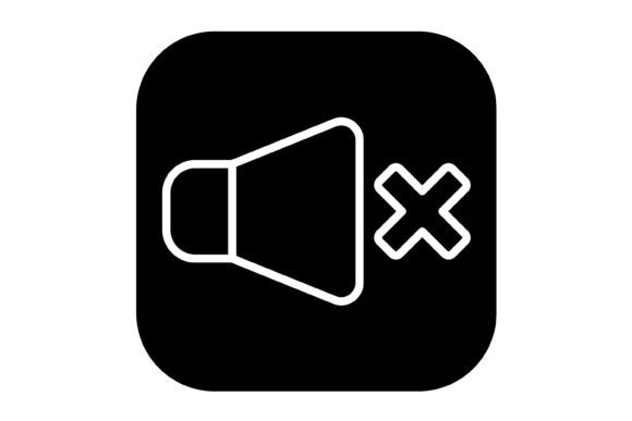 Volume off Glyph Icon: A Versatile Asset for Modern Projects